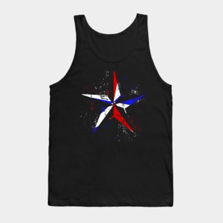 American Flag Nautical Star Tank Top